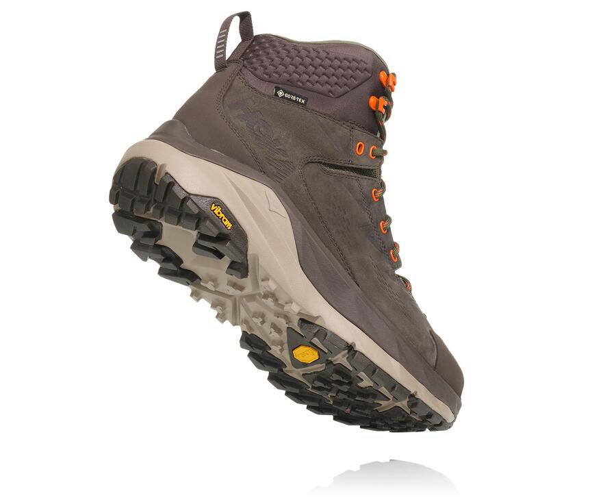 Hoka One One Yürüyüş Botları Erkek Kahverengi - Kaha Gore-Tex - KV9238164